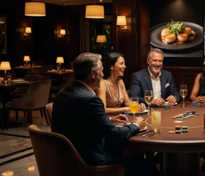 Elegáns offline poker est a Smart Guide Centerr étteremben, fine dining vacsorával és baráti társasággal